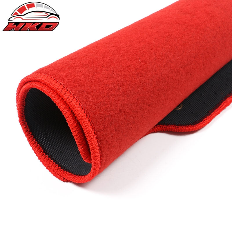 Fits 90-96 Nissan 300ZX Red Nylon Floor Mats Liner 1st 2nd Row Car Carpets 4PCS