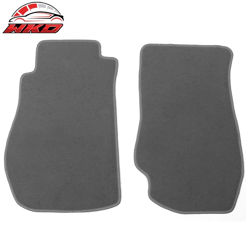 Wholesale 03-09 Nissan 350Z Floor Mats Liner Nylon Grey Non-Slip Auto Carpets 2PC