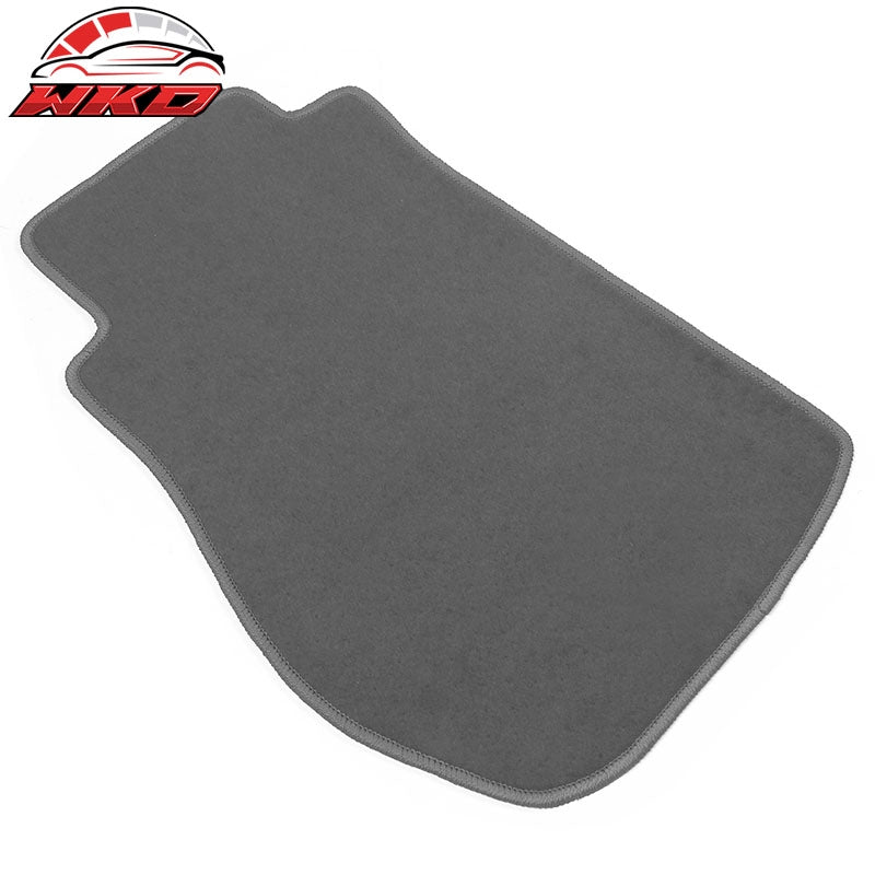 Fits 03-09 Nissan 350Z Floor Mats Liner Nylon Grey Non-Slip Auto Carpets 2PC