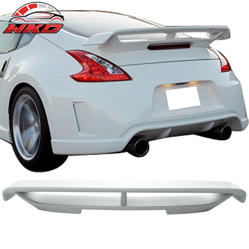 Fits 09-21 Nissan 370Z Coupe N Style Rear Trunk Spoiler Wing Lip ABS Primer Grey