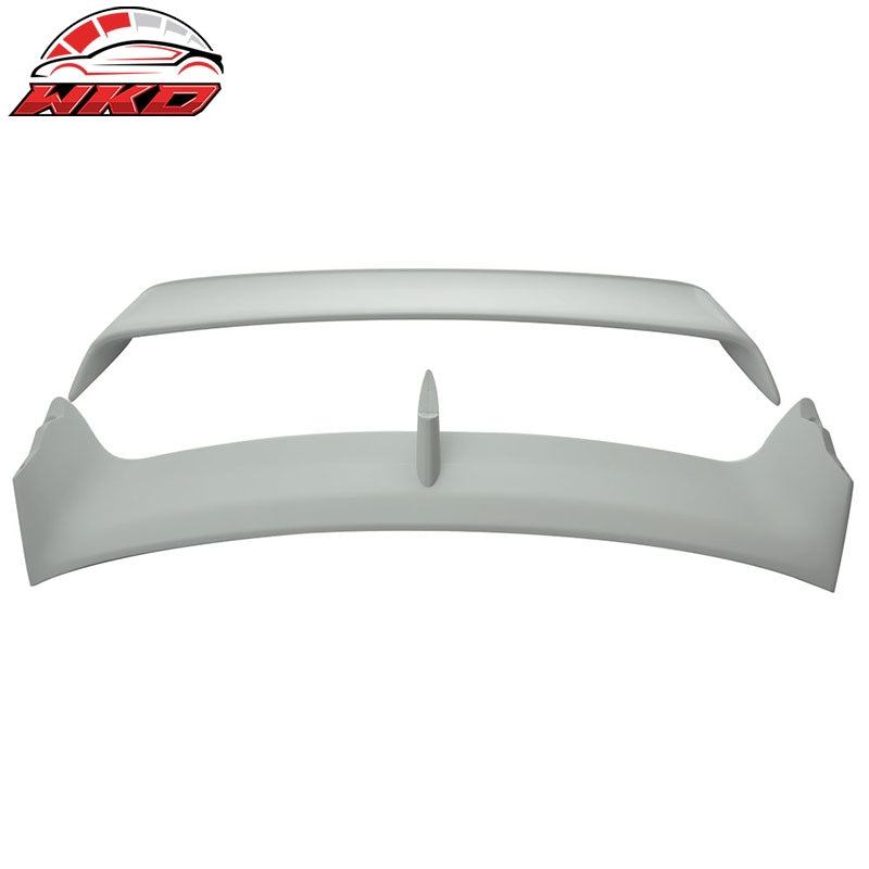Fits 09-21 Nissan 370Z Coupe N Style Rear Trunk Spoiler Wing Lip ABS Primer Grey