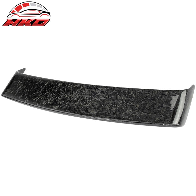 Fits 09-21 Nissan 370Z Coupe N Style Trunk Spoiler Lip Gloss Forged Carbon Fiber