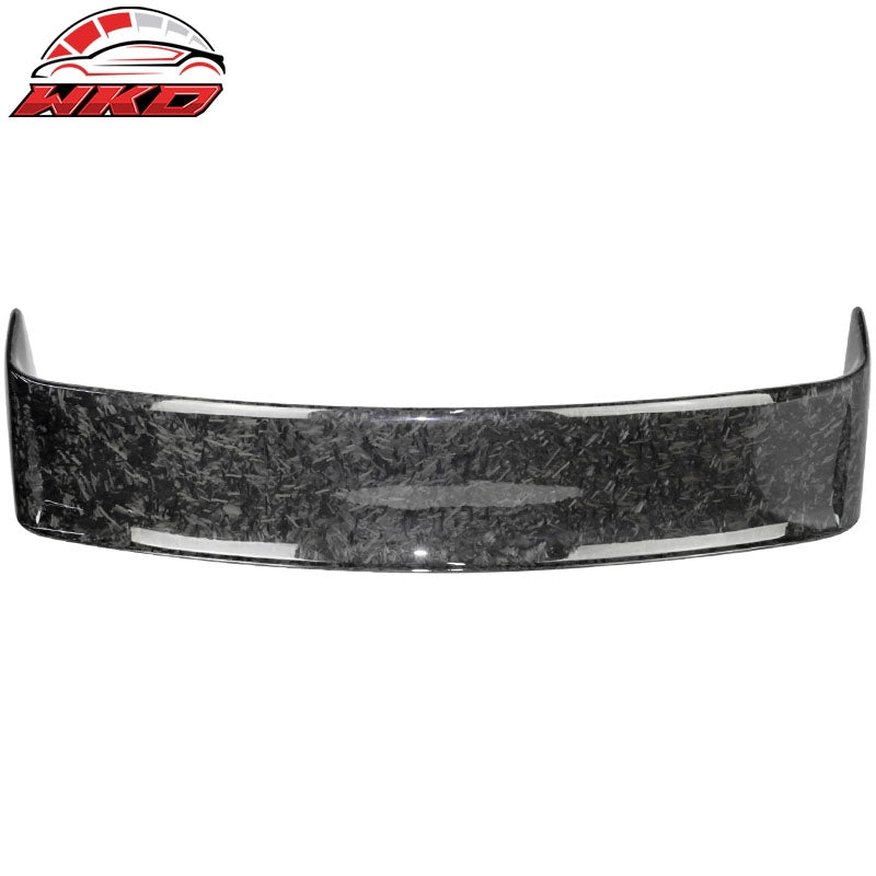 Fits 09-21 Nissan 370Z Coupe N Style Trunk Spoiler Lip Gloss Forged Carbon Fiber