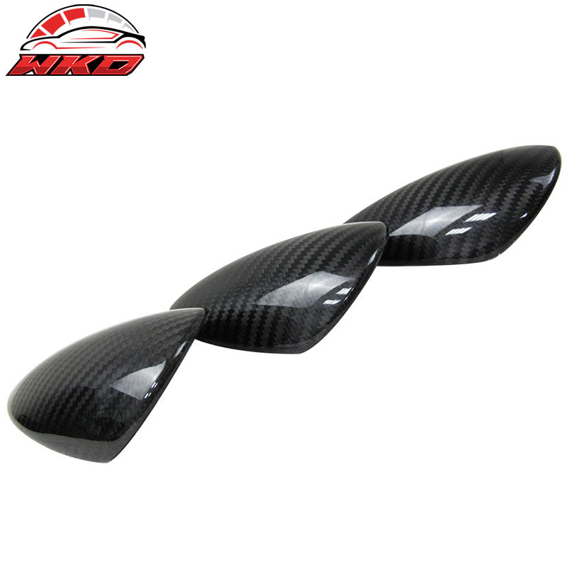 Fits 09-20 Nissan 370Z Front Center Dash Gauge Cover Pod Trim Matte Carbon Fiber