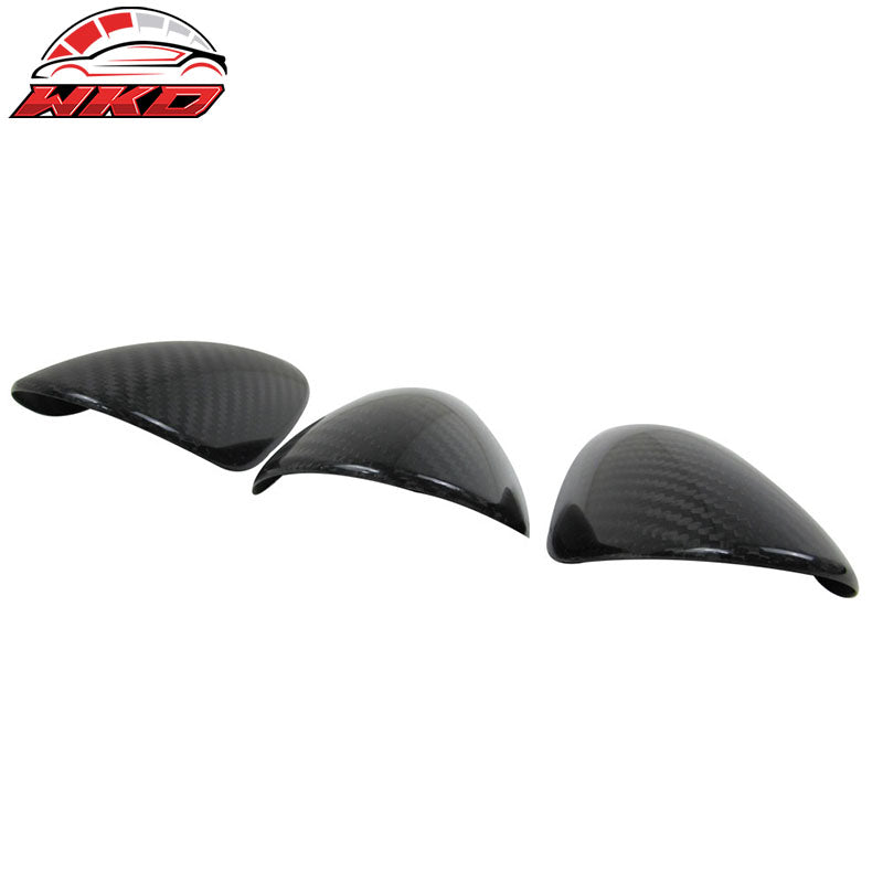Fits 09-20 Nissan 370Z Front Center Dash Gauge Cover Pod Trim - Carbon Fiber CF