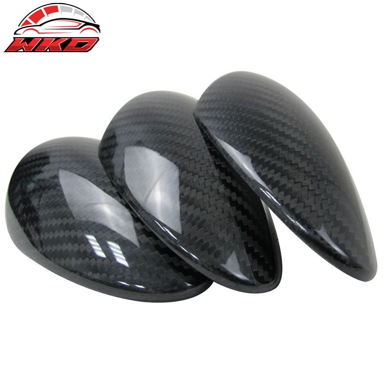 Fits 09-20 Nissan 370Z Front Center Dash Gauge Cover Pod Trim - Carbon Fiber CF