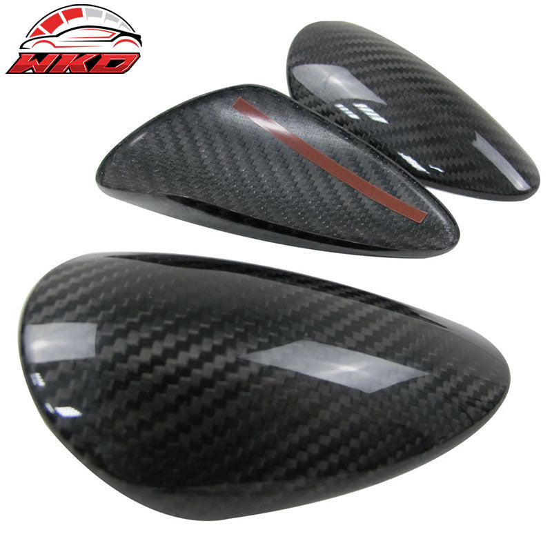 Fits 09-20 Nissan 370Z Front Center Dash Gauge Cover Pod Trim - Carbon Fiber CF