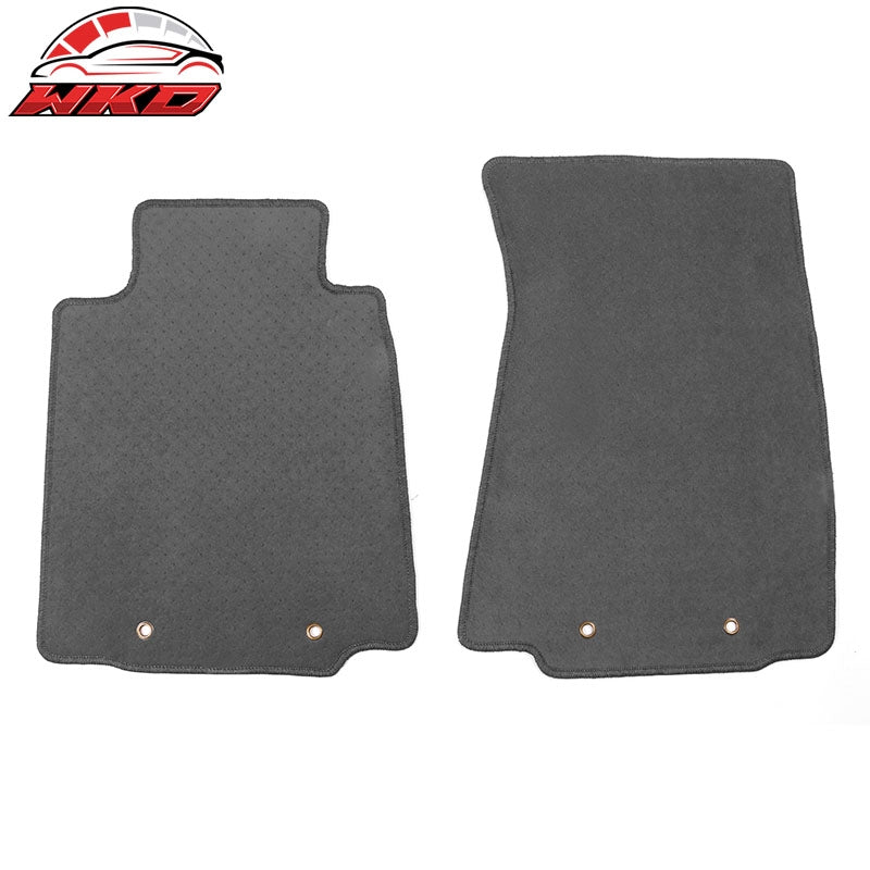 Wholesale 09-20 Nissan 370Z Nylon Grey Floor Mats Liner Anti-Slip Auto Carpets 2PCS