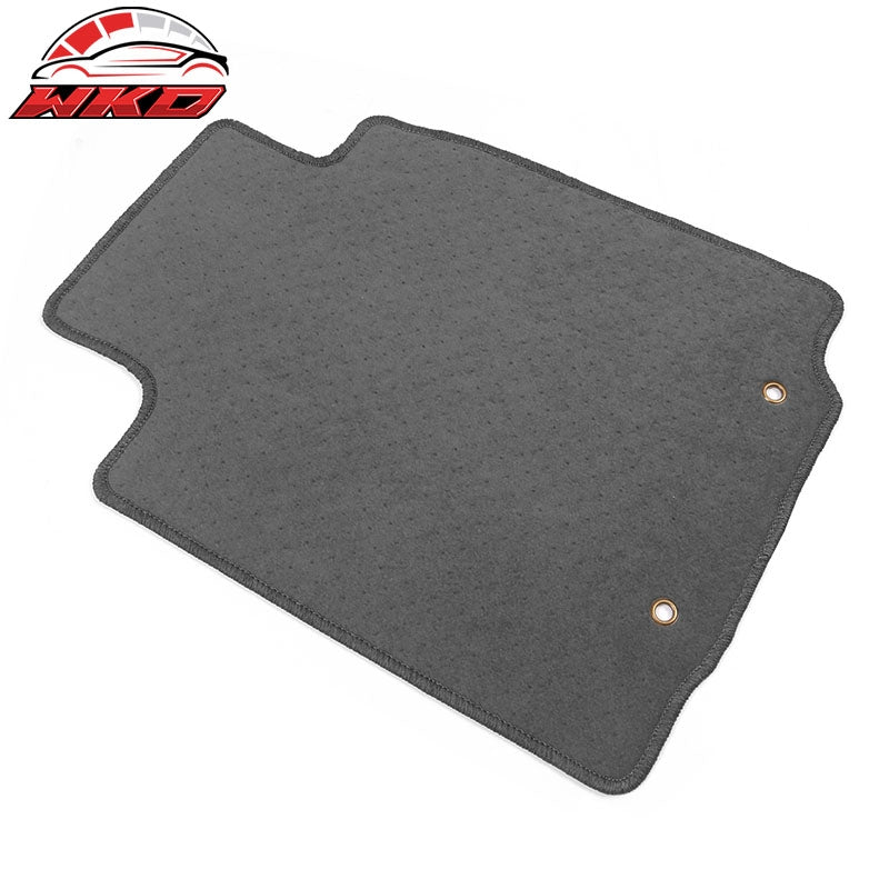 Fits 09-20 Nissan 370Z Nylon Grey Floor Mats Liner Anti-Slip Auto Carpets 2PCS