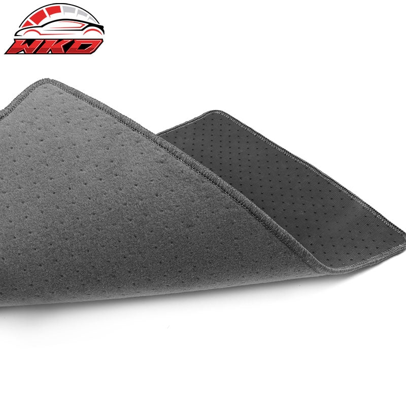 Fits 09-20 Nissan 370Z Nylon Grey Floor Mats Liner Anti-Slip Auto Carpets 2PCS