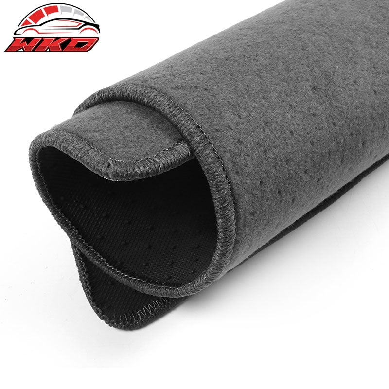Fits 09-20 Nissan 370Z Nylon Grey Floor Mats Liner Anti-Slip Auto Carpets 2PCS