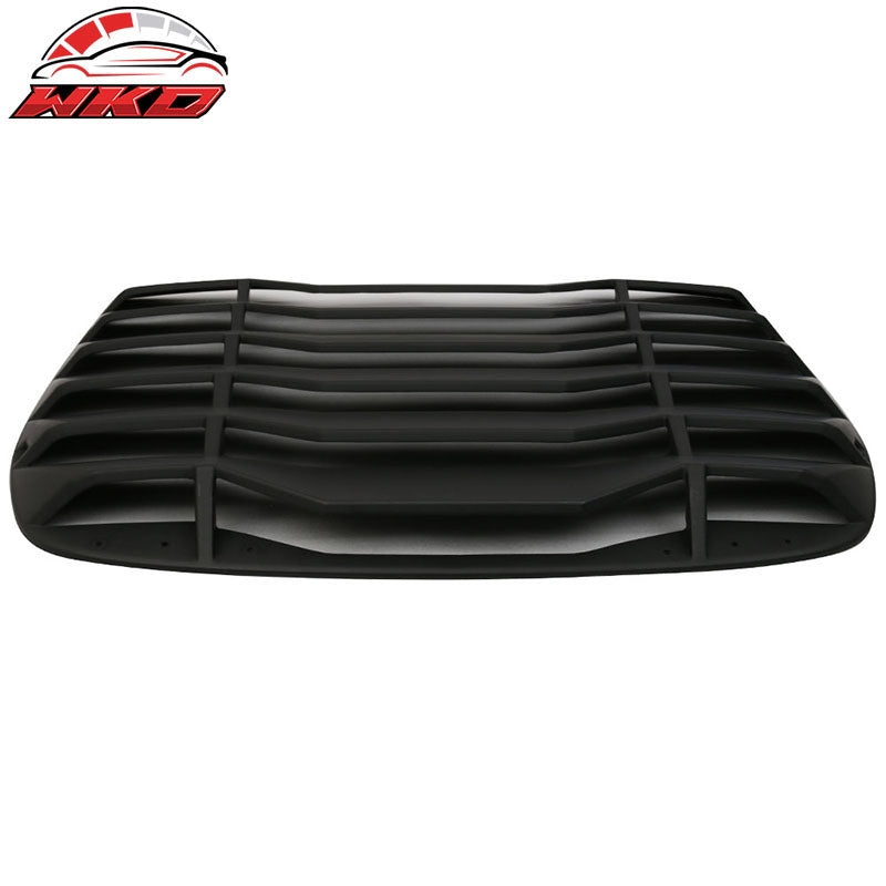 Fits 09-20 Nissan 370Z Coupe IKON Rear Window Scoop Louver Sun Shade Cover ABS