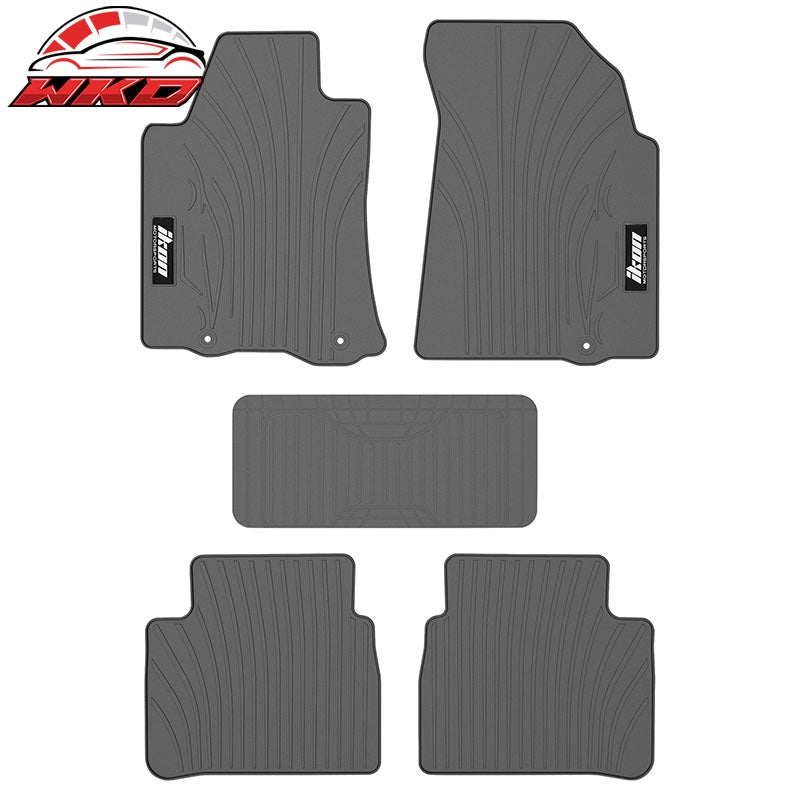 Wholesale 13-18 Nissan Altima Latex Car Floor Mats Liner All Weather Gray Carpet 5PC