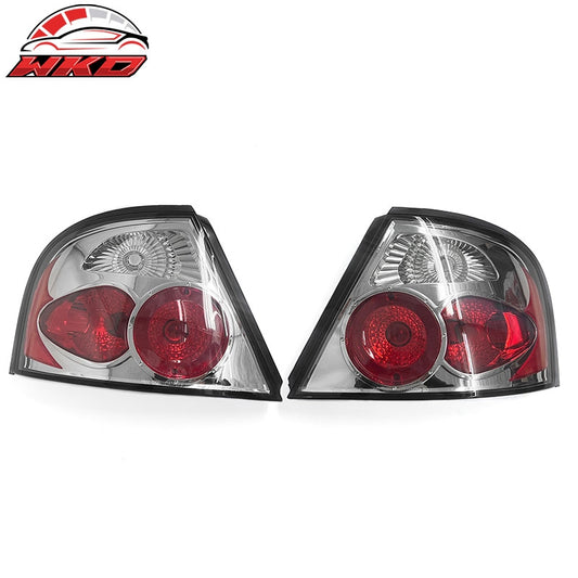 Wholesale 98-01 Nissan Altima Rear Tail Lights Lamps Chrome Housing Clear Lens Pair - Wikond Auto