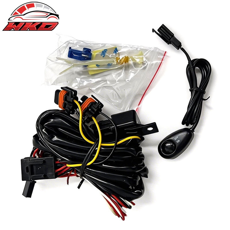 Fits 07-11 Nissan Altima Sedan/Hybrid Front Fog Lights Lamps W/Wiring Smoke Lens