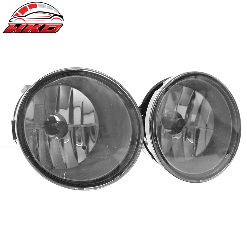 Fits 05-07 Nissan Armada & 04-15 Titan RH LH Front Fog Lights Lamps Smoke Lens