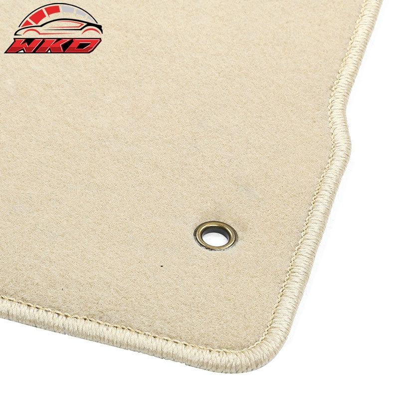 Fits 18-24 Nissan Kicks OE Fitment Beige Floor Mats Carpet Liners Nylon 4PC