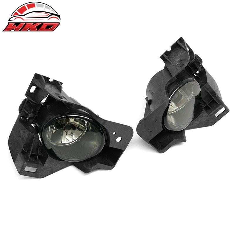 Fits 09-14 Nissan Maxima Front Bumper Fog Lights Smoke Lens Lamp Assembly 2PCS