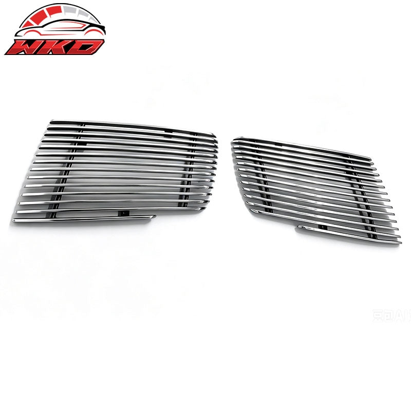 Fits 2004-2006 Nissan Maxima Front Bumper Grille Chrome Vertical Billet Style