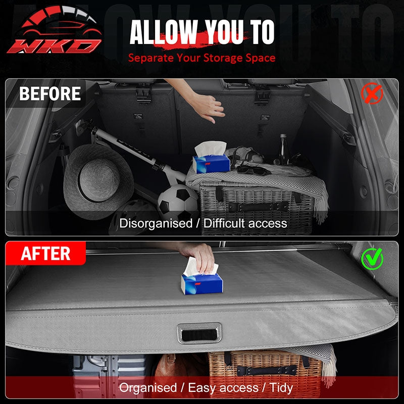 Wholesale 25-26 Nissan Murano Retractable Rear Trunk Cargo Cover Carbon Fiber Texture - Wikond Auto