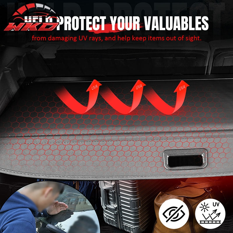 Wholesale 25-26 Nissan Murano Retractable Rear Trunk Cargo Cover Carbon Fiber Texture - Wikond Auto