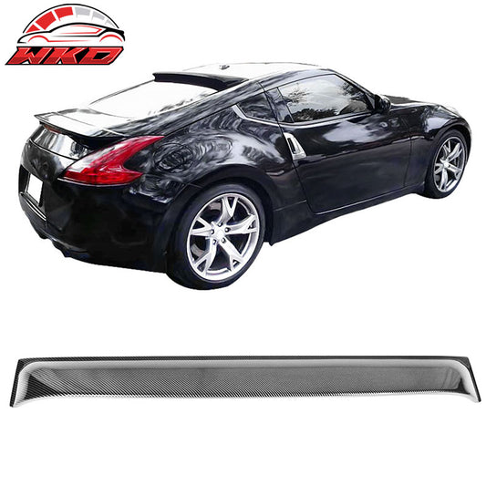Wholesale 09-20 Nissan 370Z Coupe Rear Window Roof Spoiler Visor Carbon Fiber Print