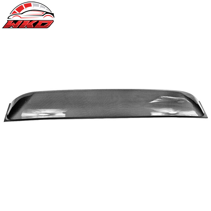 Fits 09-20 Nissan 370Z Coupe Rear Window Roof Spoiler Visor Carbon Fiber Print