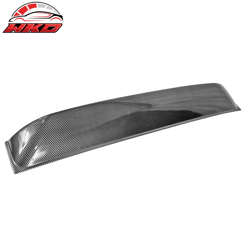 Fits 09-20 Nissan 370Z Coupe Rear Window Roof Spoiler Visor Carbon Fiber Print