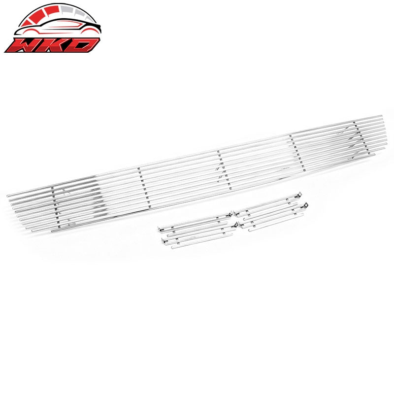 Fits 08-10 Nissan Rogue Chrome Billet Style Front Lower Grille Stainless Steel