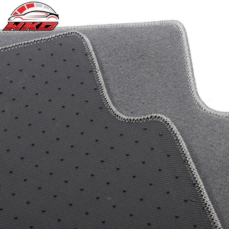 Fits 13-19 Nissan Sentra Gray Nylon Floor Mats Front Rear Carpets Liner Guard
