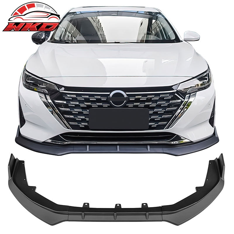 Wholesale 24-25 Nissan Sentra IKON Style Front Bumper Lip Spoiler PP Matte Black 3PCS