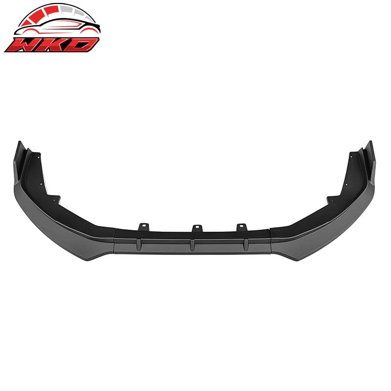 Fits 24-25 Nissan Sentra IKON Style Front Bumper Lip Spoiler PP Matte Black 3PCS