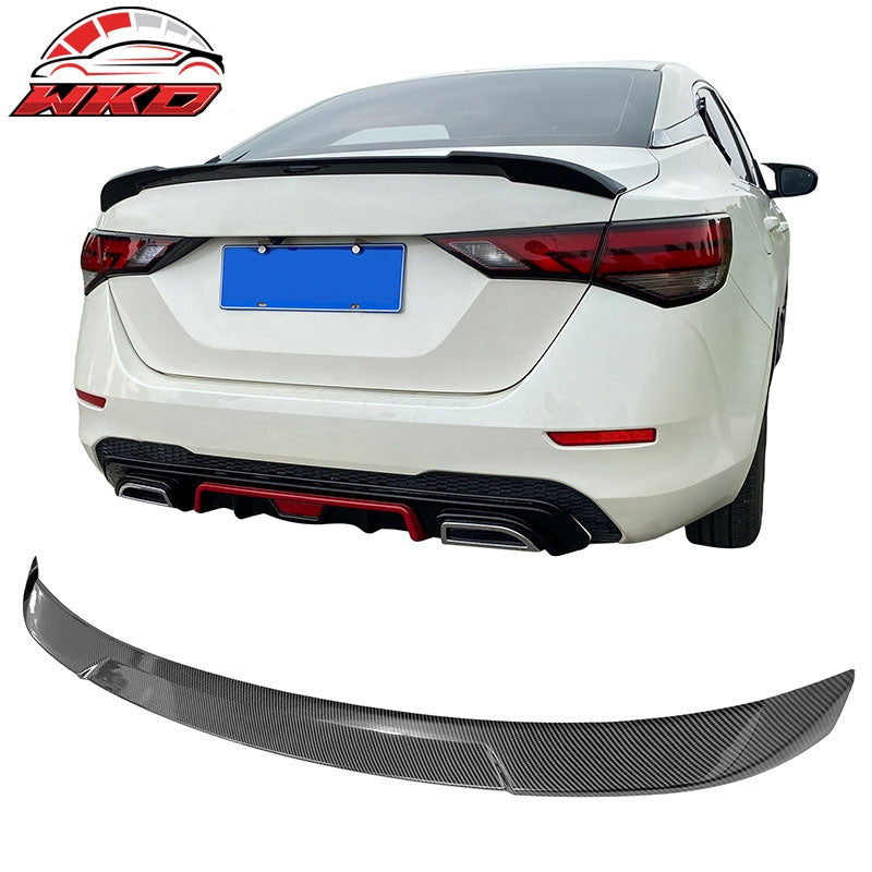 Wholesale 20-25 Nissan Sentra IKON Style Rear Trunk Spoiler Wing Carbon Fiber Print