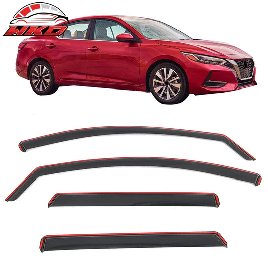 Wholesale 20-25 Nissan Sentra In-Channel Window Visors Vent Sun Rain Guards Deflector - Wikond Auto