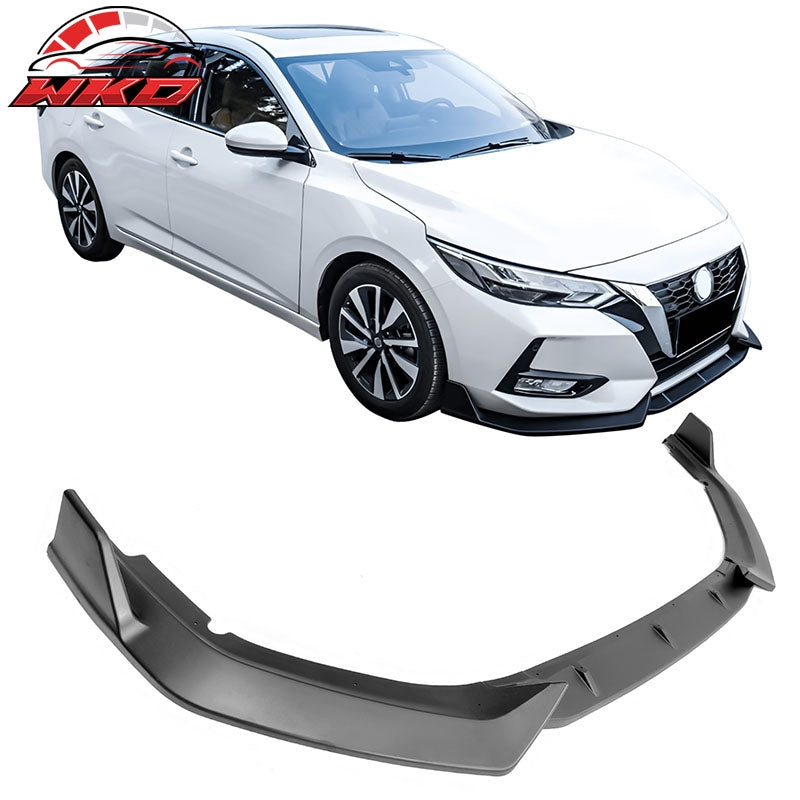 Wholesale 20-23 Nissan Sentra Sedan IKON 3PC Front Bumper Lip Splitter PP Matte Black