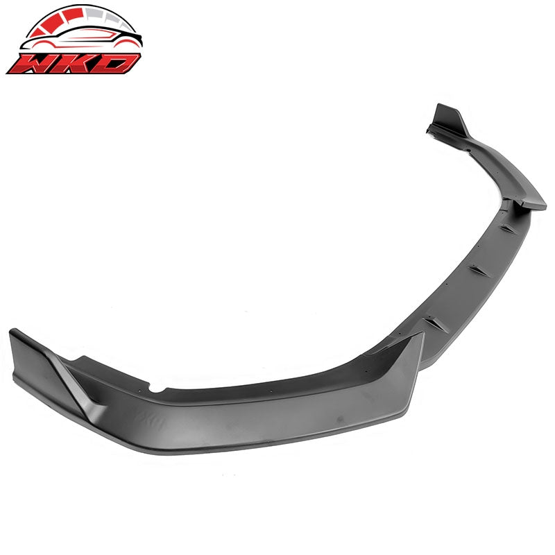 Fits 20-23 Nissan Sentra Sedan IKON 3PC Front Bumper Lip Splitter PP Matte Black