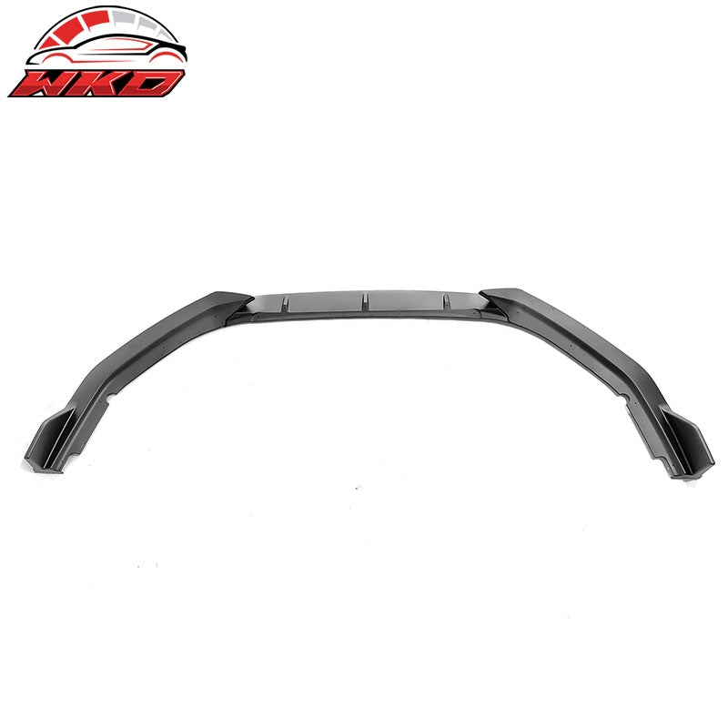 Fits 20-23 Nissan Sentra Sedan IKON 3PC Front Bumper Lip Splitter PP Matte Black