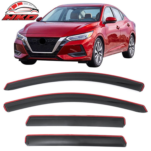 Wholesale For 20-25 Nissan Sentra Sedan In-Channel Window Visors Sun Rain Guard Deflector - Wikond Auto