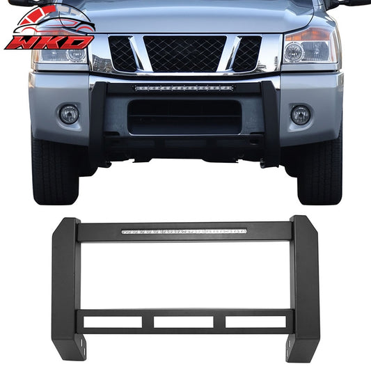 Wholesale 04-15 Nissan TITAN & 05-15 Armada Bull Bar Bumper Grille Guard W/LED Light - Wikond Auto