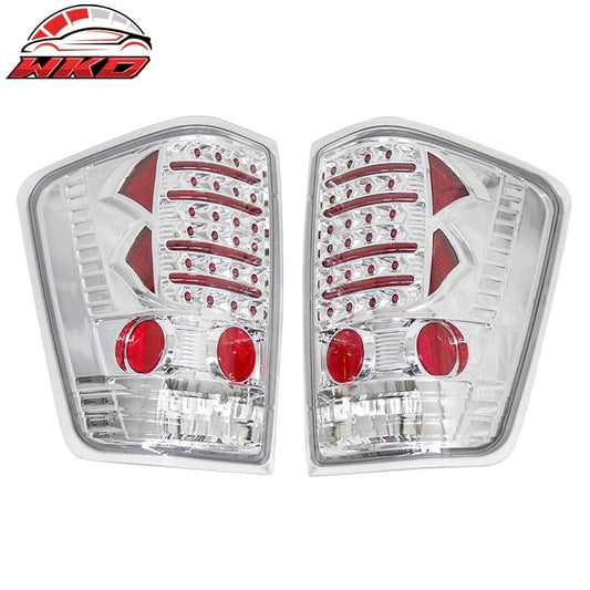 Wholesale 04-15 Nissan Titan Left Right RH LH Tail Lights Rear Brake Lamps Clear Lens