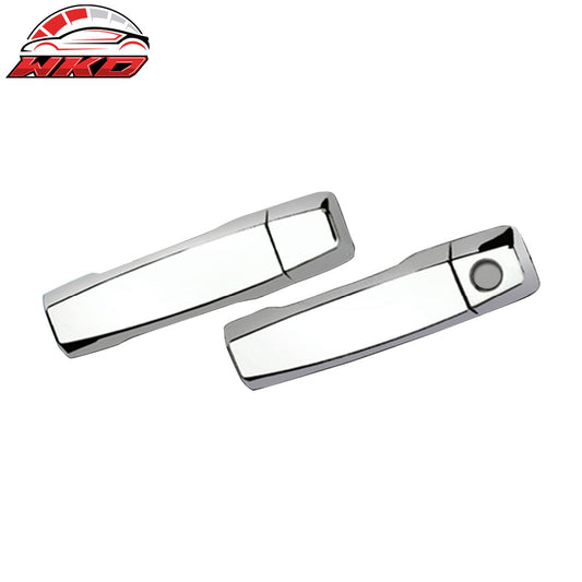 Wholesale 04-16 Nissan Titan & XD 4PC Front Rear Door Handle Cover W/1-Keyhole Chrome