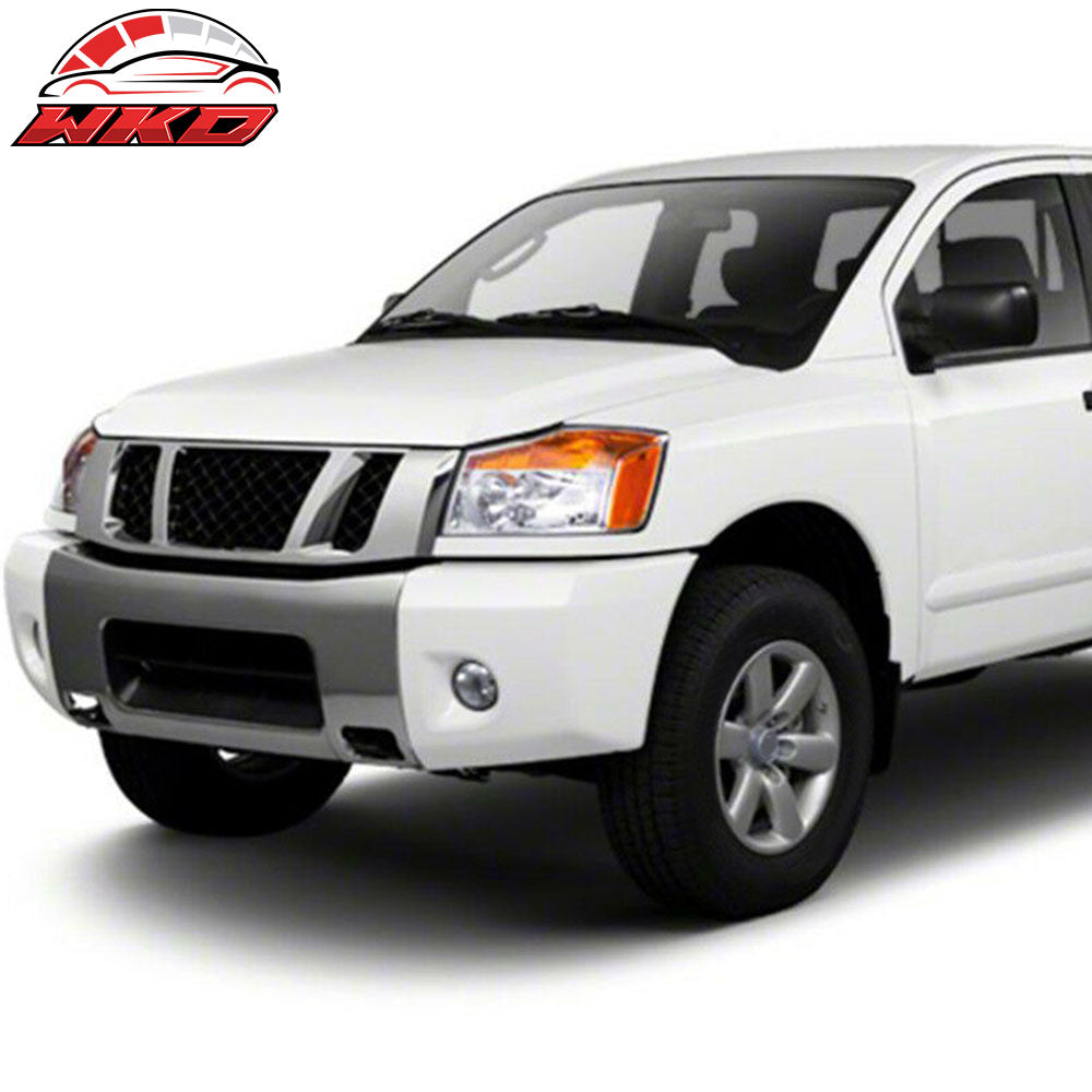 Fits 04-14 Nissan Titan OE Style Clear Lens Front Fog Lights Lamps Replacement