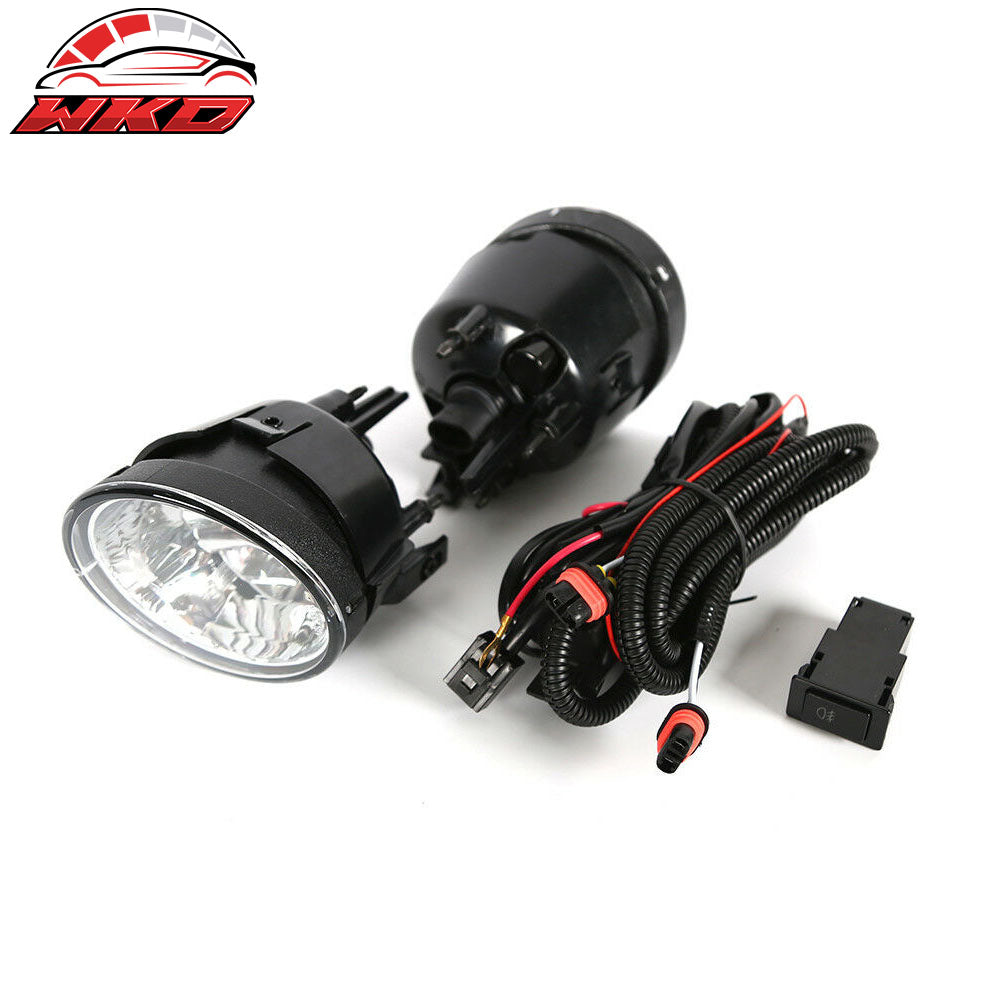 Fits 04-14 Nissan Titan OE Style Clear Lens Front Fog Lights Lamps Replacement