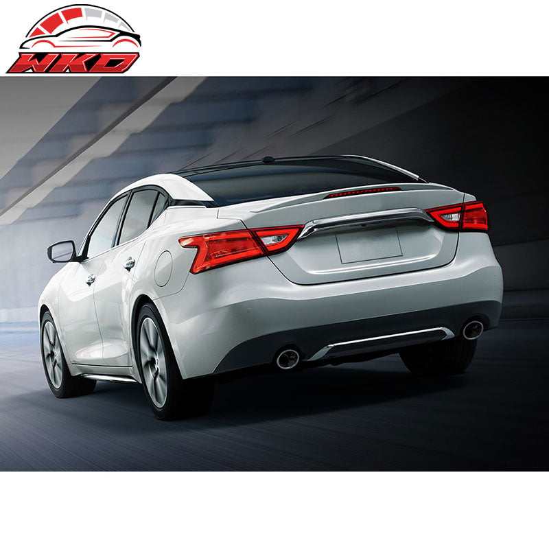 Fits 16-23 Nissan Maxima 8th A36 OE Style Trunk Spoiler W/LED Brake Unpainted