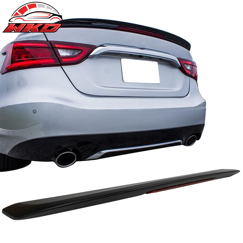 Fits 16-23 Nissan Maxima 8th A36 OE Style Trunk Spoiler W/LED Brake Unpainted