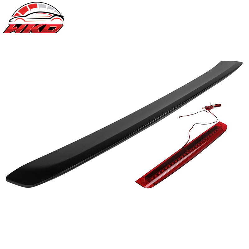 Fits 16-23 Nissan Maxima 8th A36 OE Style Trunk Spoiler W/LED Brake Unpainted