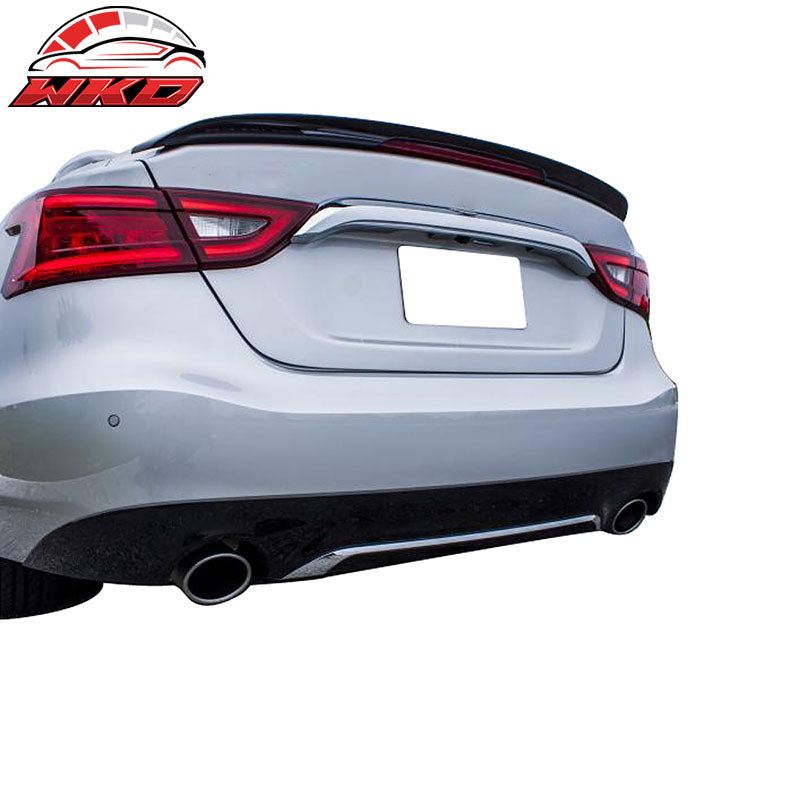 Fits 16-23 Nissan Maxima 8th A36 OE Style Trunk Spoiler W/LED Brake Unpainted