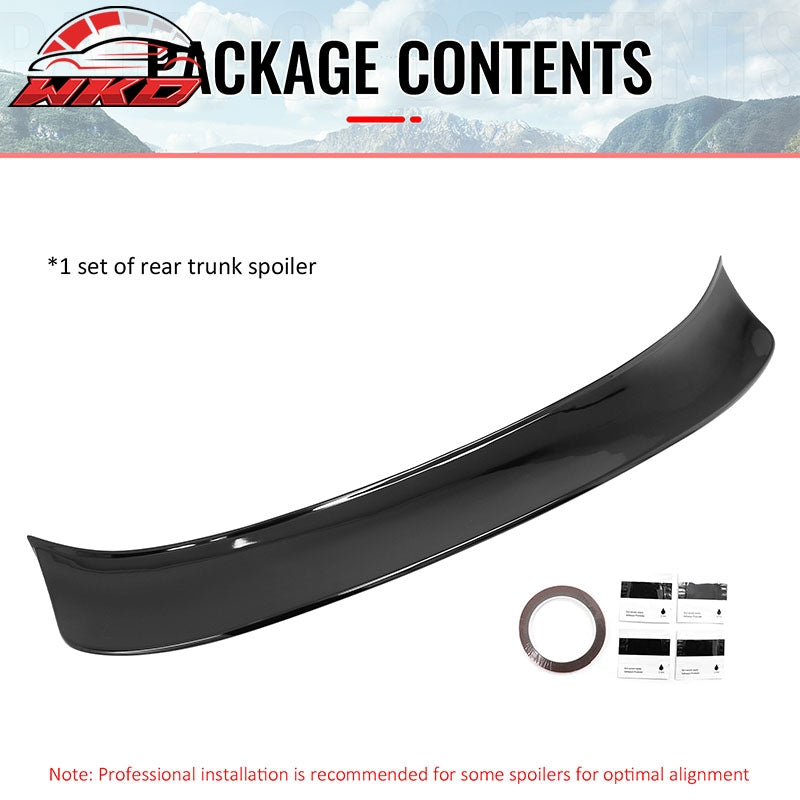 Fits 23-26 Nissan Z 400Z Duckbill Style Trunk Spoiler Gloss Black Rear Wing ABS