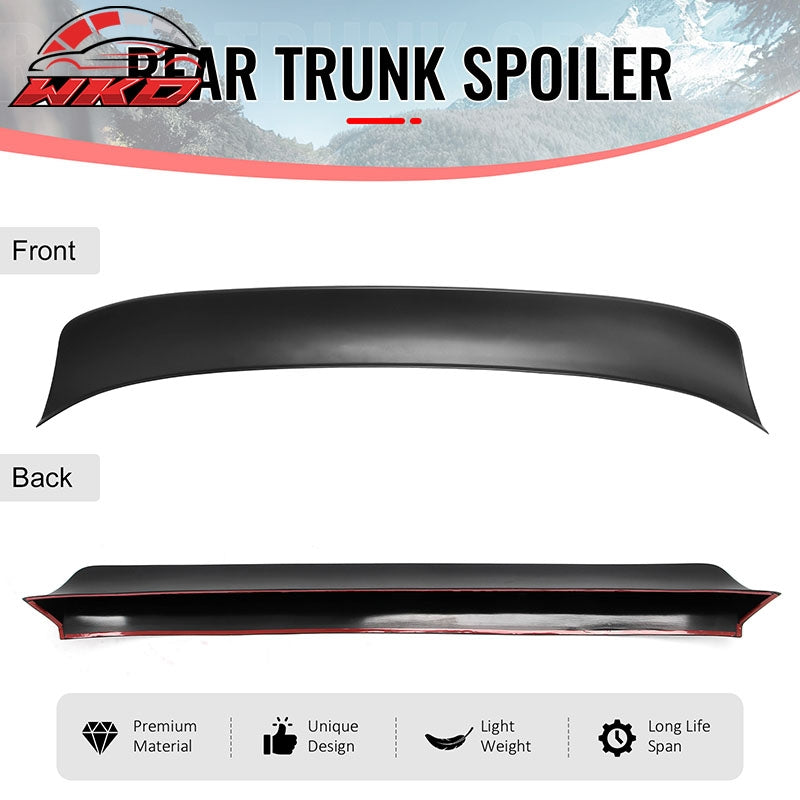 Fits 23-26 Nissan Z 400Z Duckbill Style Trunk Spoiler Matte Black Rear Wing ABS