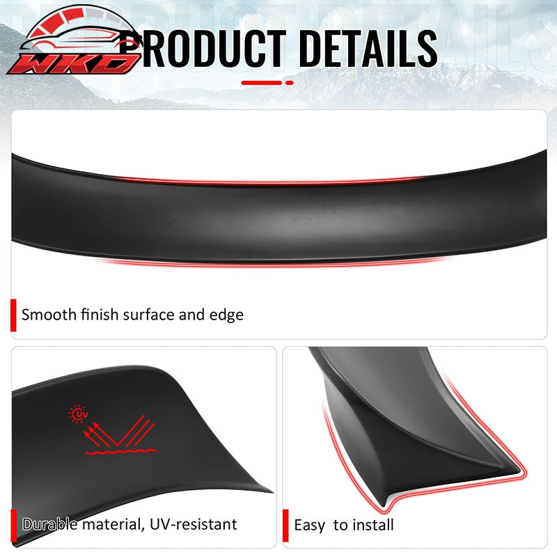 Fits 23-26 Nissan Z 400Z Duckbill Style Trunk Spoiler Matte Black Rear Wing ABS